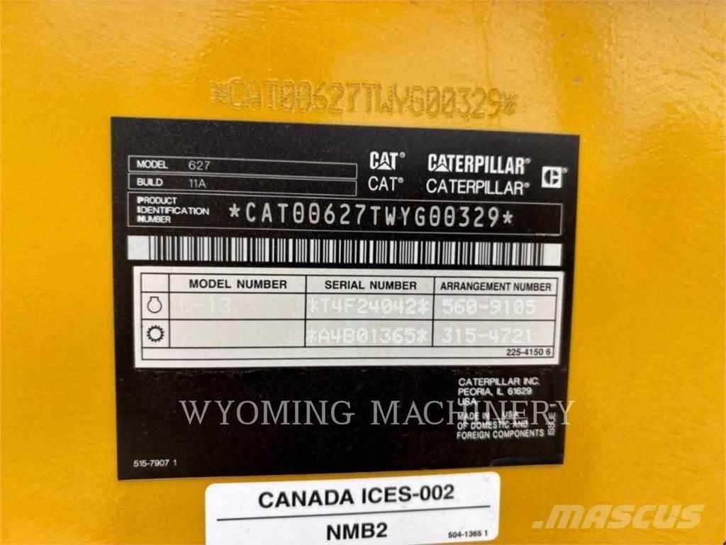 CAT 627 Αποξέστες δρόμων
