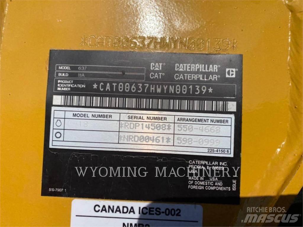 CAT 637 Αποξέστες δρόμων