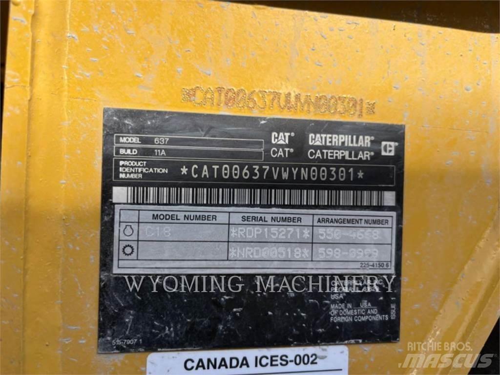 CAT 637 Αποξέστες δρόμων