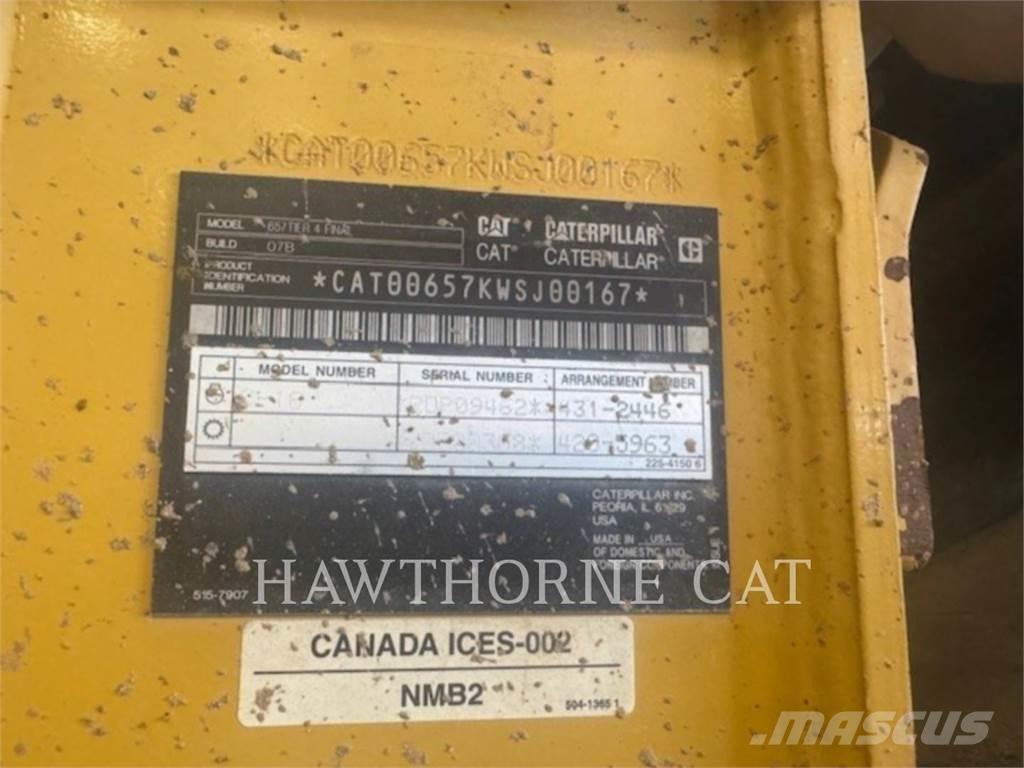 CAT 657 Αποξέστες δρόμων