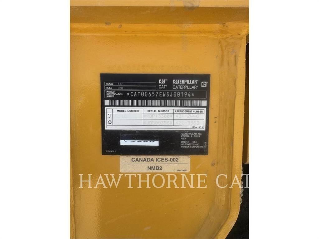 CAT 657 Αποξέστες δρόμων