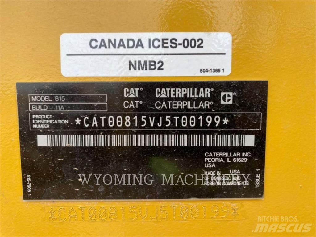 CAT 815 Κύλινδροι συμπίεσης εδάφους