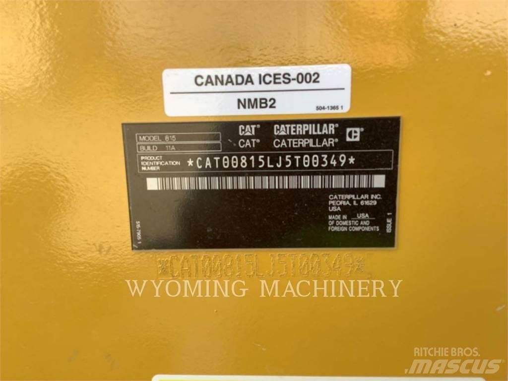 CAT 815 Κύλινδροι συμπίεσης εδάφους