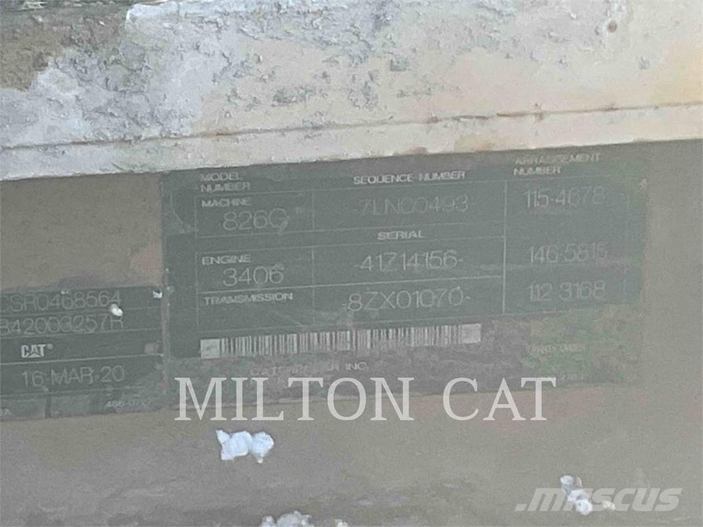 CAT 826G Κύλινδροι συμπίεσης εδάφους