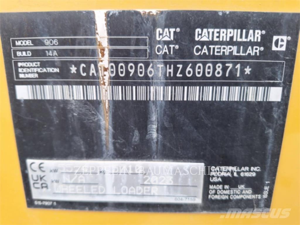 CAT 906-14 Φορτωτές με λάστιχα (Τροχοφόροι)