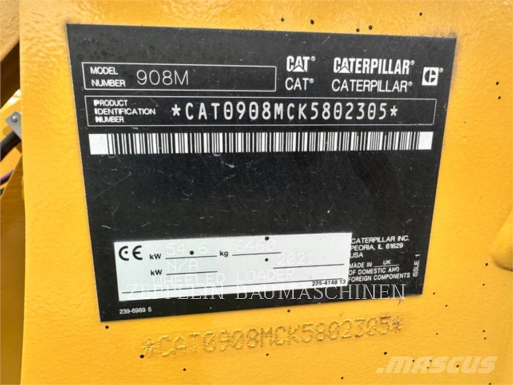 CAT 908M Φορτωτές με λάστιχα (Τροχοφόροι)