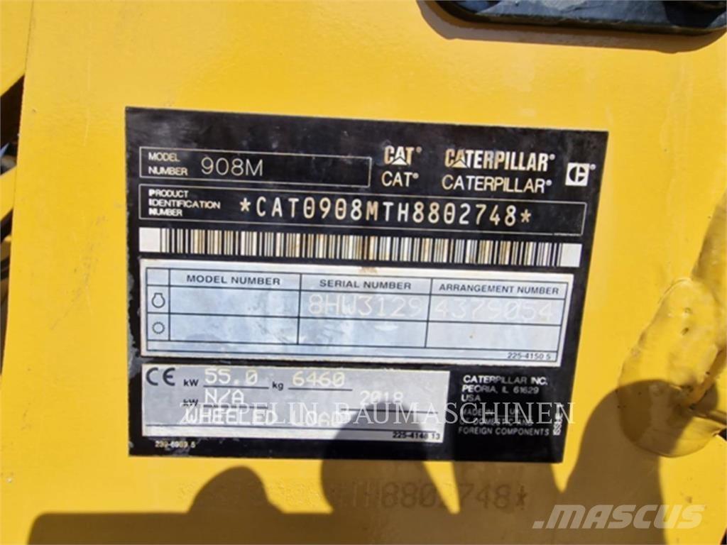 CAT 908M Φορτωτές με λάστιχα (Τροχοφόροι)