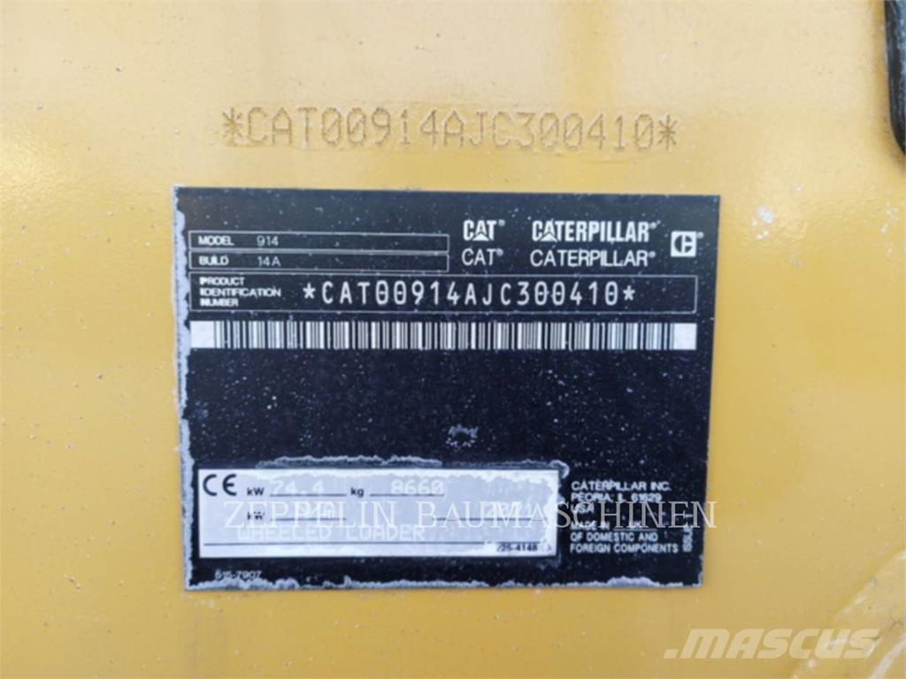 CAT 914-14A Φορτωτές με λάστιχα (Τροχοφόροι)