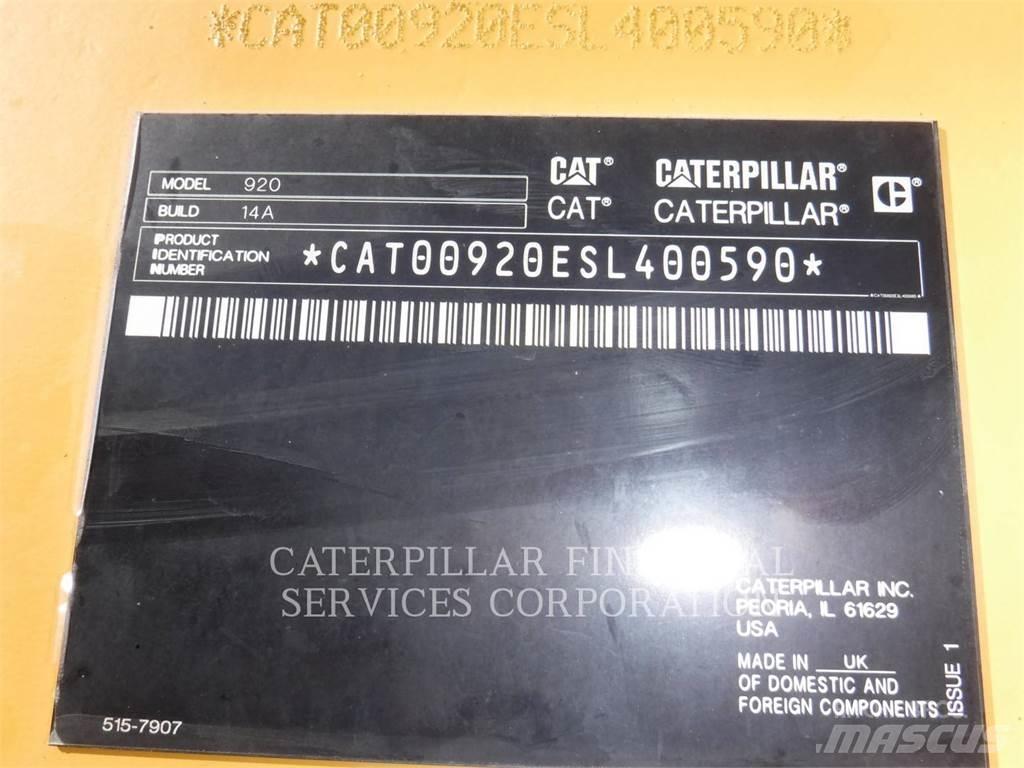 CAT 920-14 Φορτωτές με λάστιχα (Τροχοφόροι)