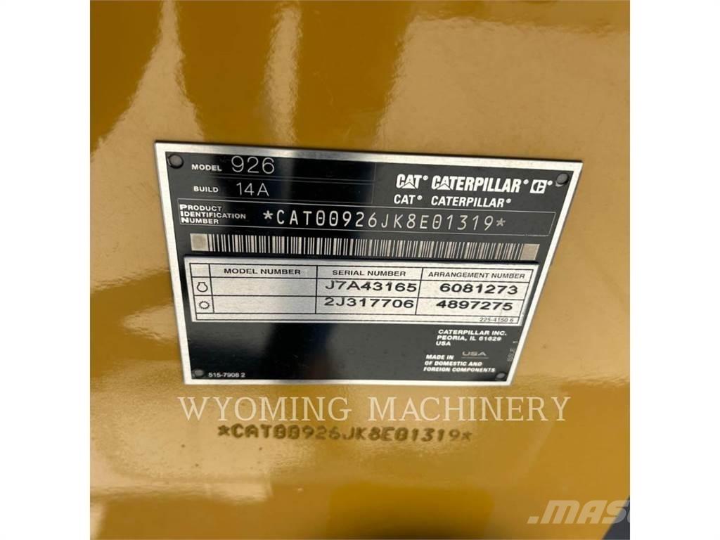 CAT 926 Φορτωτές με λάστιχα (Τροχοφόροι)