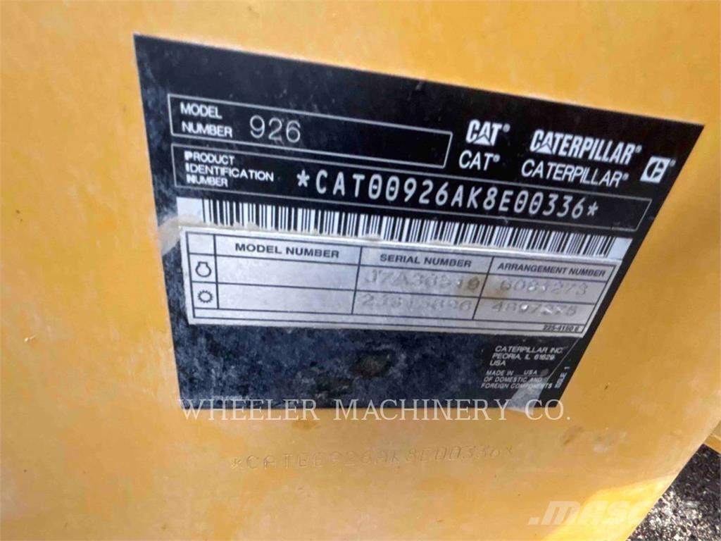 CAT 926 QC Φορτωτές με λάστιχα (Τροχοφόροι)
