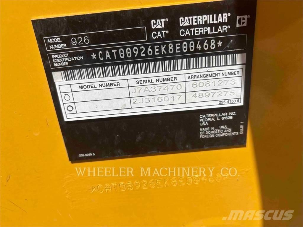 CAT 926 QC 3V Φορτωτές με λάστιχα (Τροχοφόροι)