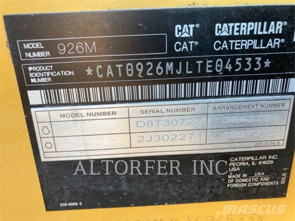 CAT 926M Φορτωτές με λάστιχα (Τροχοφόροι)