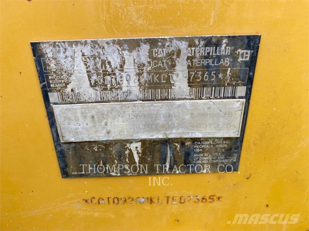 CAT 926M Φορτωτές με λάστιχα (Τροχοφόροι)