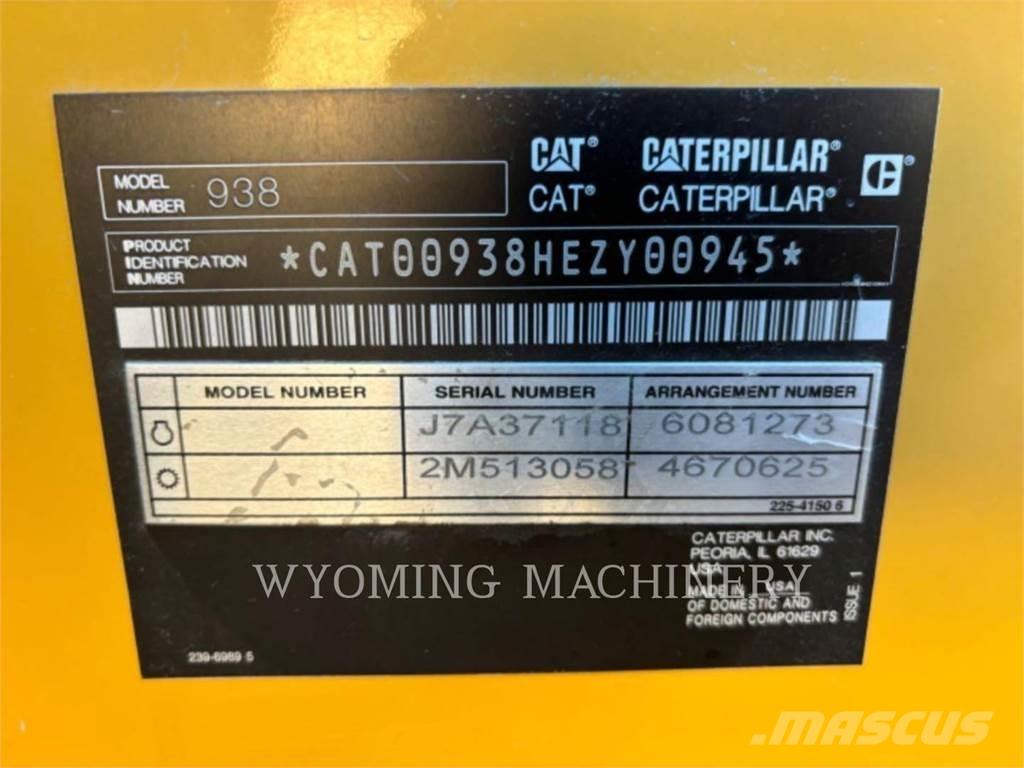 CAT 938 Φορτωτές με λάστιχα (Τροχοφόροι)