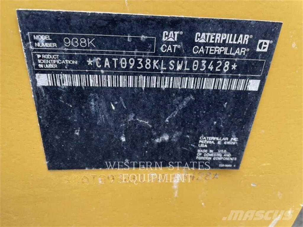 CAT 938K Φορτωτές με λάστιχα (Τροχοφόροι)
