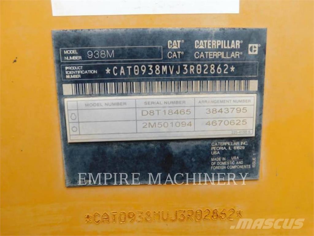 CAT 938M FC Φορτωτές με λάστιχα (Τροχοφόροι)