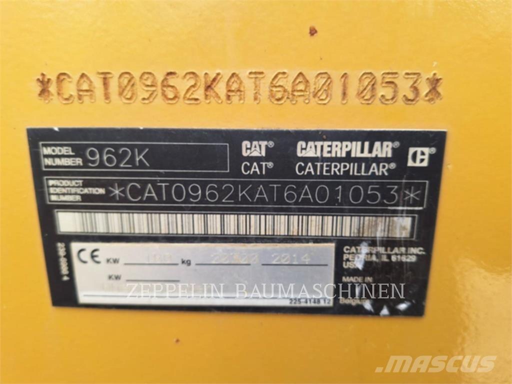 CAT 962K Φορτωτές με λάστιχα (Τροχοφόροι)