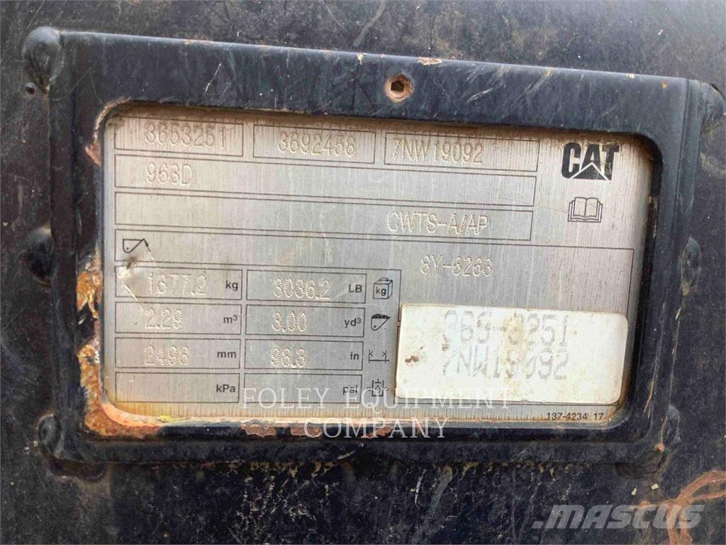 CAT 963K Φορτωτές με ερπύστριες