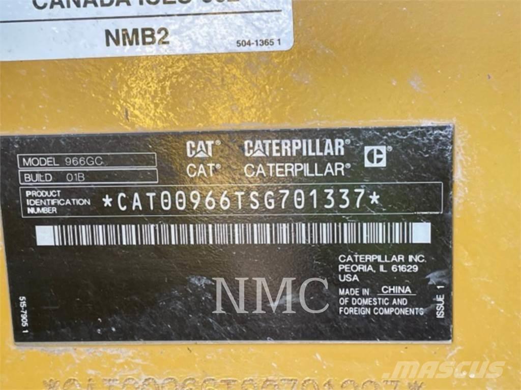 CAT 966 Φορτωτές με λάστιχα (Τροχοφόροι)