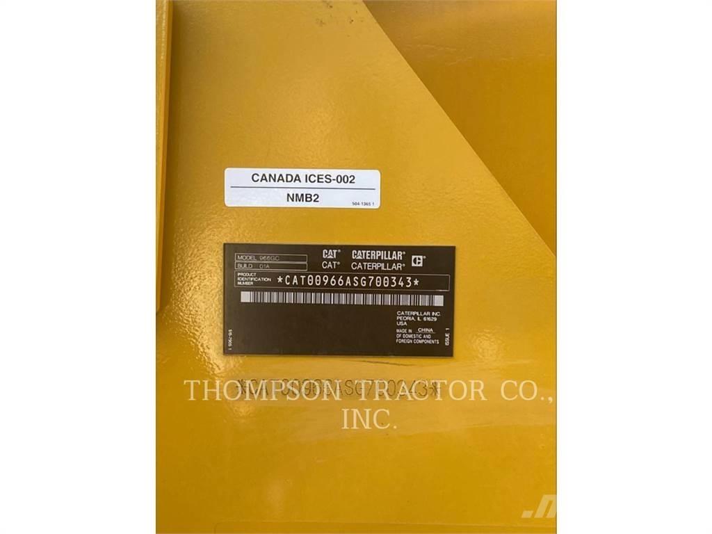 CAT 966GC Φορτωτές με λάστιχα (Τροχοφόροι)