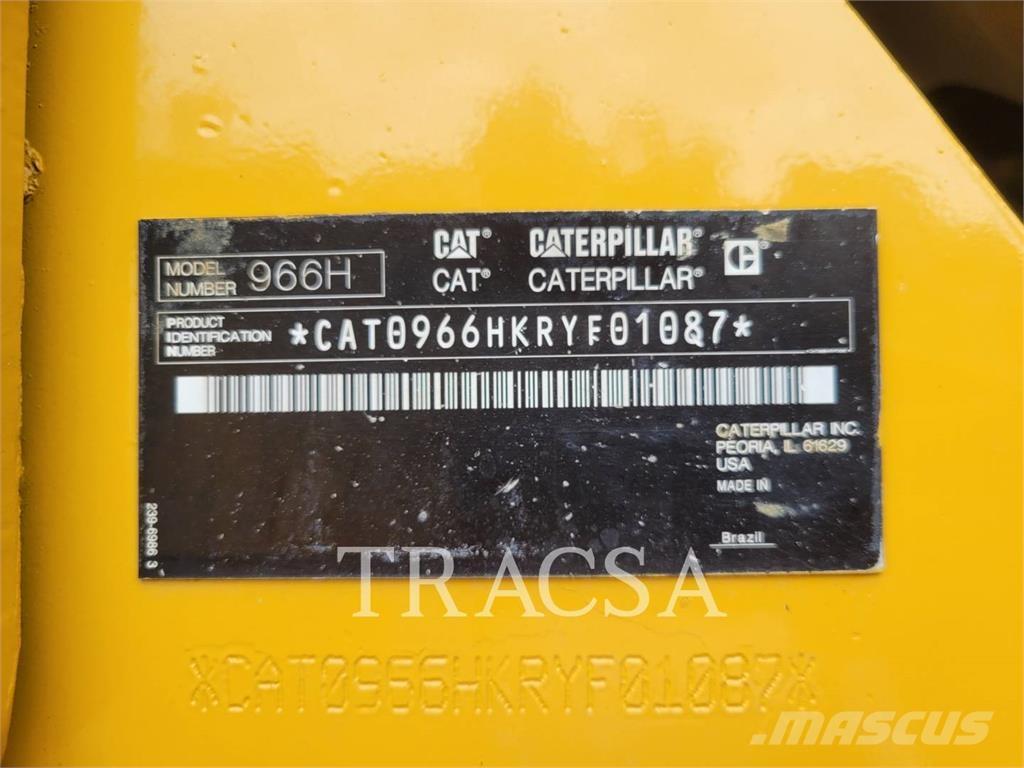 CAT 966H Φορτωτές με λάστιχα (Τροχοφόροι)