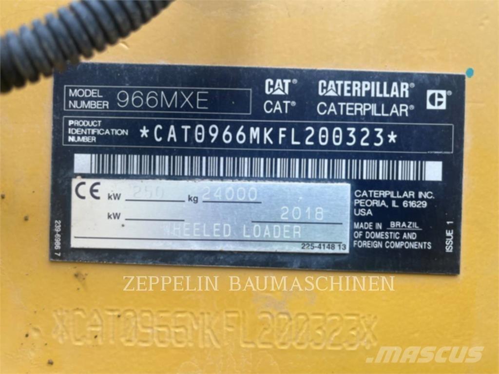 CAT 966MXE Φορτωτές με λάστιχα (Τροχοφόροι)