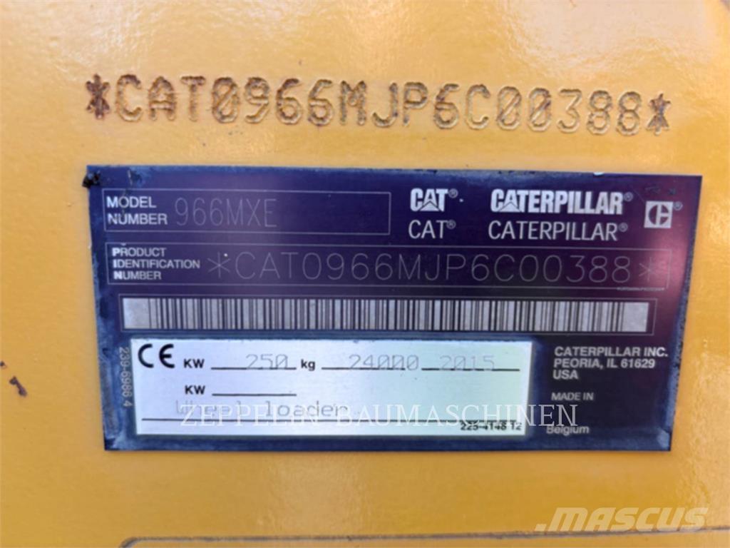 CAT 966MXE Φορτωτές με λάστιχα (Τροχοφόροι)
