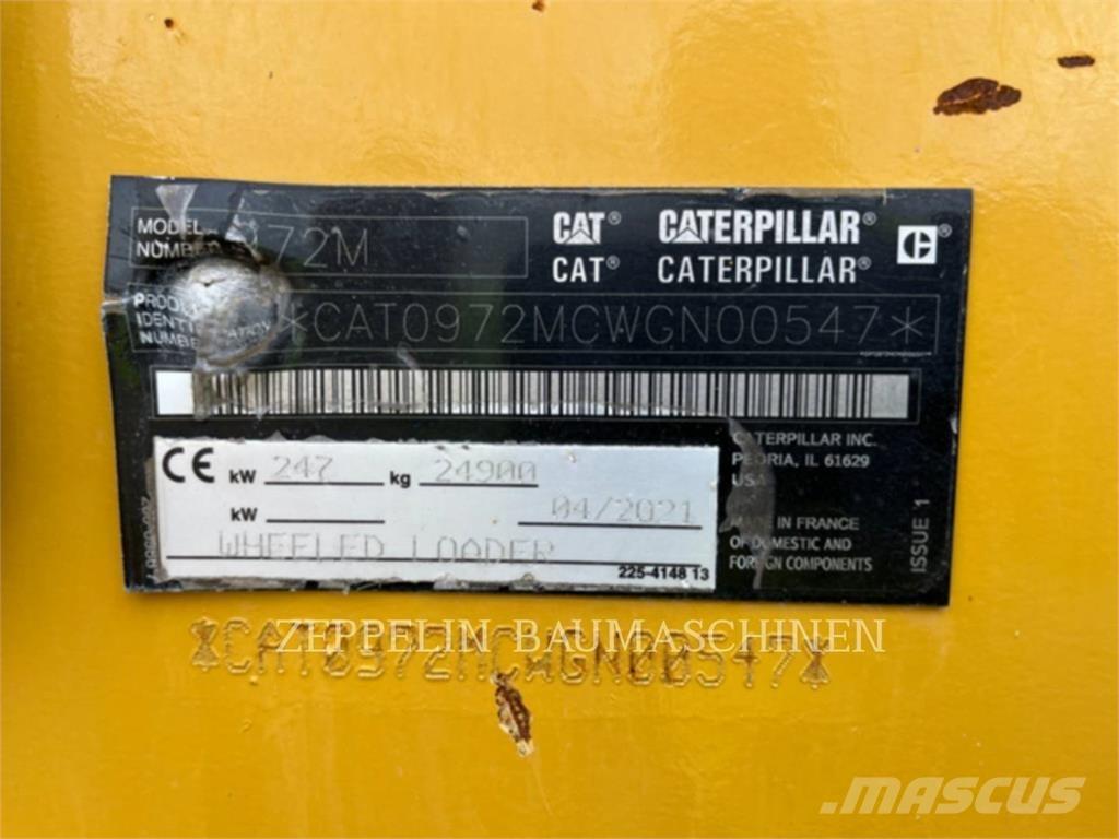 CAT 972M Φορτωτές με λάστιχα (Τροχοφόροι)
