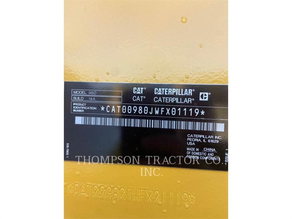 CAT 980 Φορτωτές με λάστιχα (Τροχοφόροι)