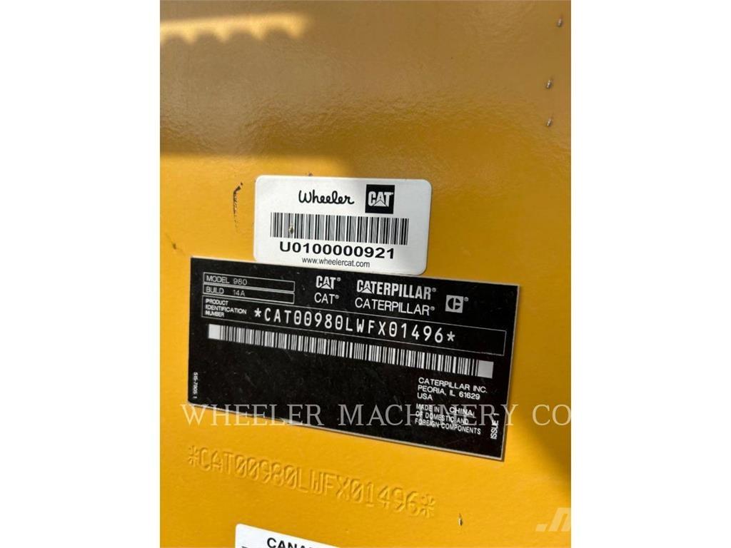 CAT 980 Φορτωτές με λάστιχα (Τροχοφόροι)