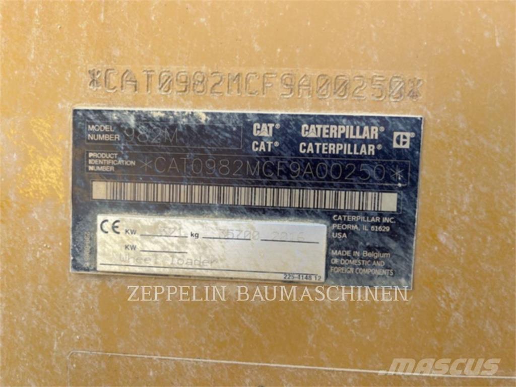 CAT 982M Φορτωτές με λάστιχα (Τροχοφόροι)