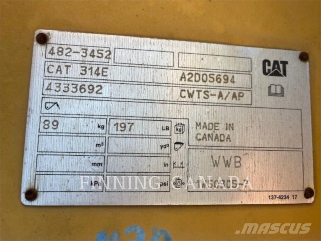 CAT ATTACHMENTS 314E Ταχυσύνδεσμοι