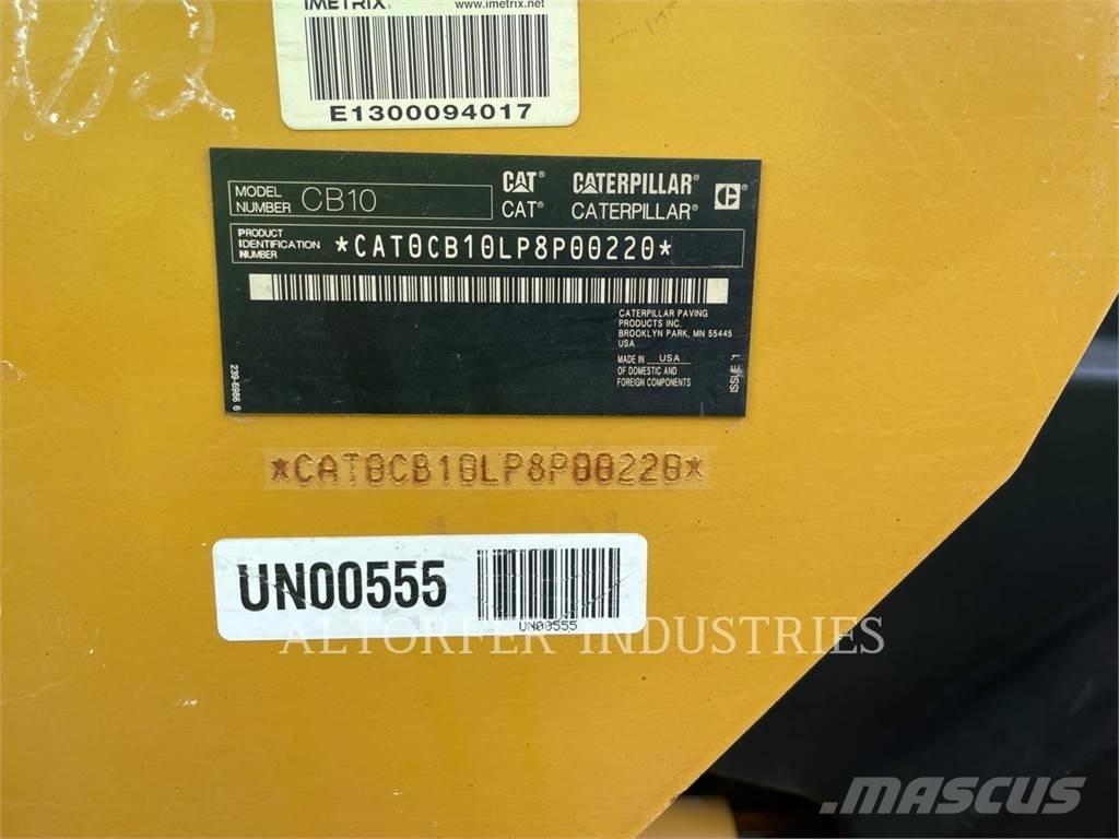 CAT CB10 Οδοστρωτήρες διπλού κυλίνδρου
