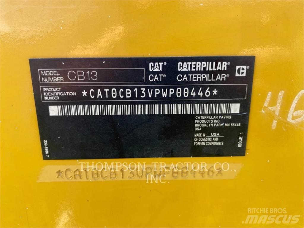 CAT CB13 Οδοστρωτήρες διπλού κυλίνδρου