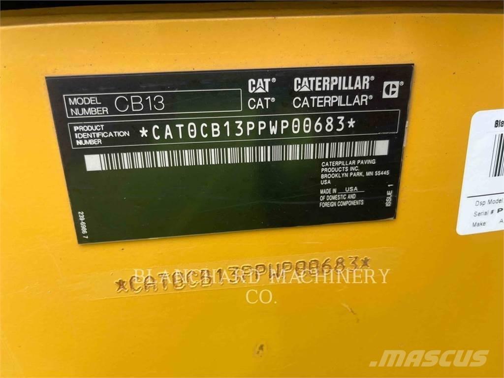 CAT CB13 Οδοστρωτήρες διπλού κυλίνδρου