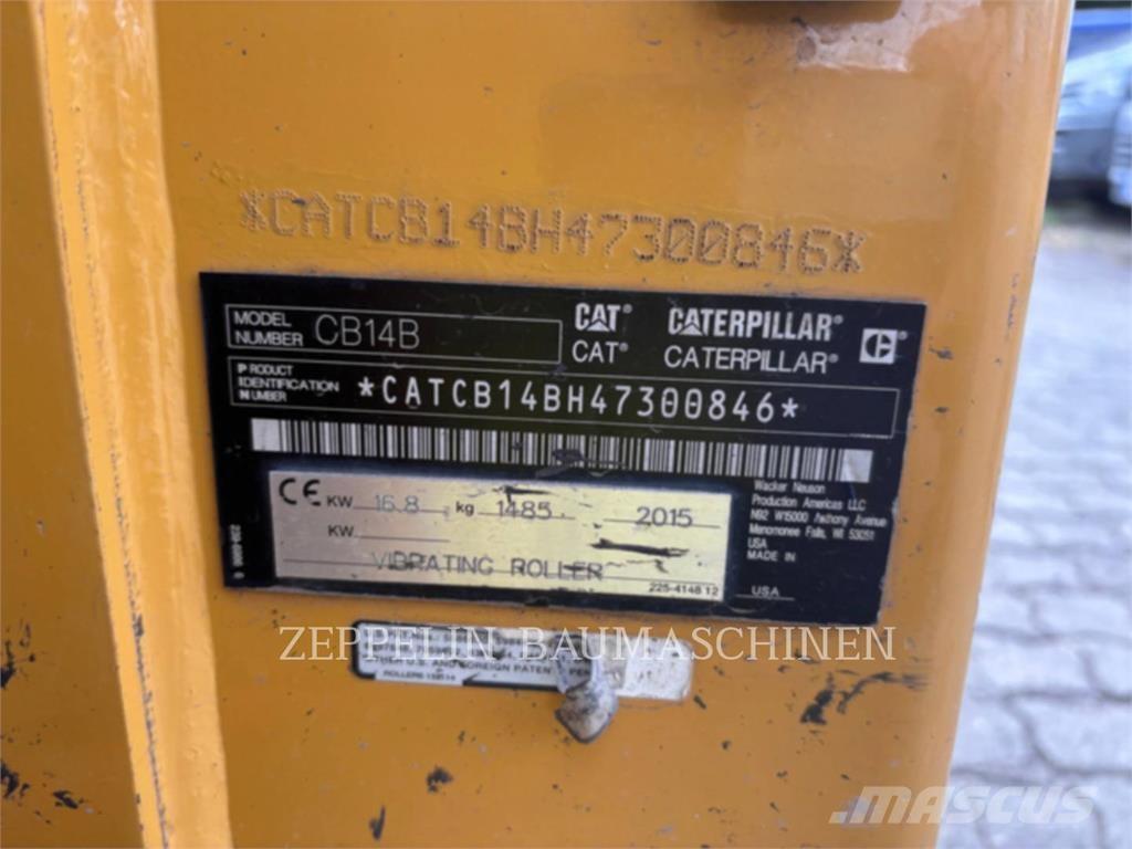 CAT CB14B Κύλινδροι συμπίεσης εδάφους