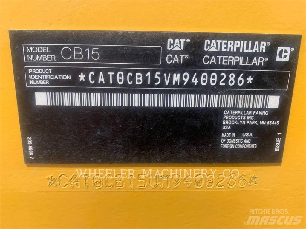 CAT CB15 Οδοστρωτήρες διπλού κυλίνδρου