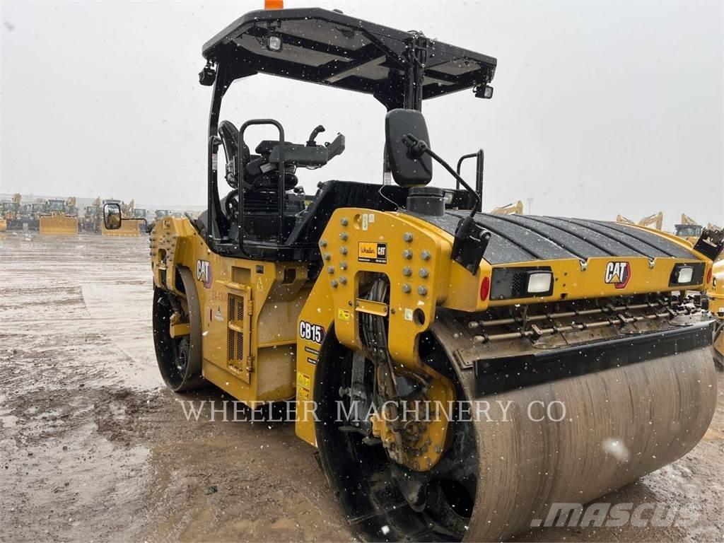 CAT CB15 CW VV Οδοστρωτήρες διπλού κυλίνδρου