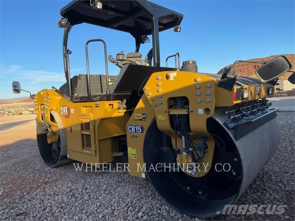 CAT CB15 CW VV Οδοστρωτήρες διπλού κυλίνδρου