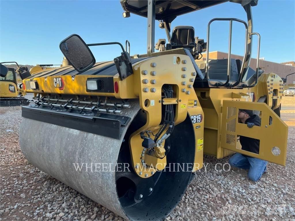 CAT CB15 CW VV Οδοστρωτήρες διπλού κυλίνδρου