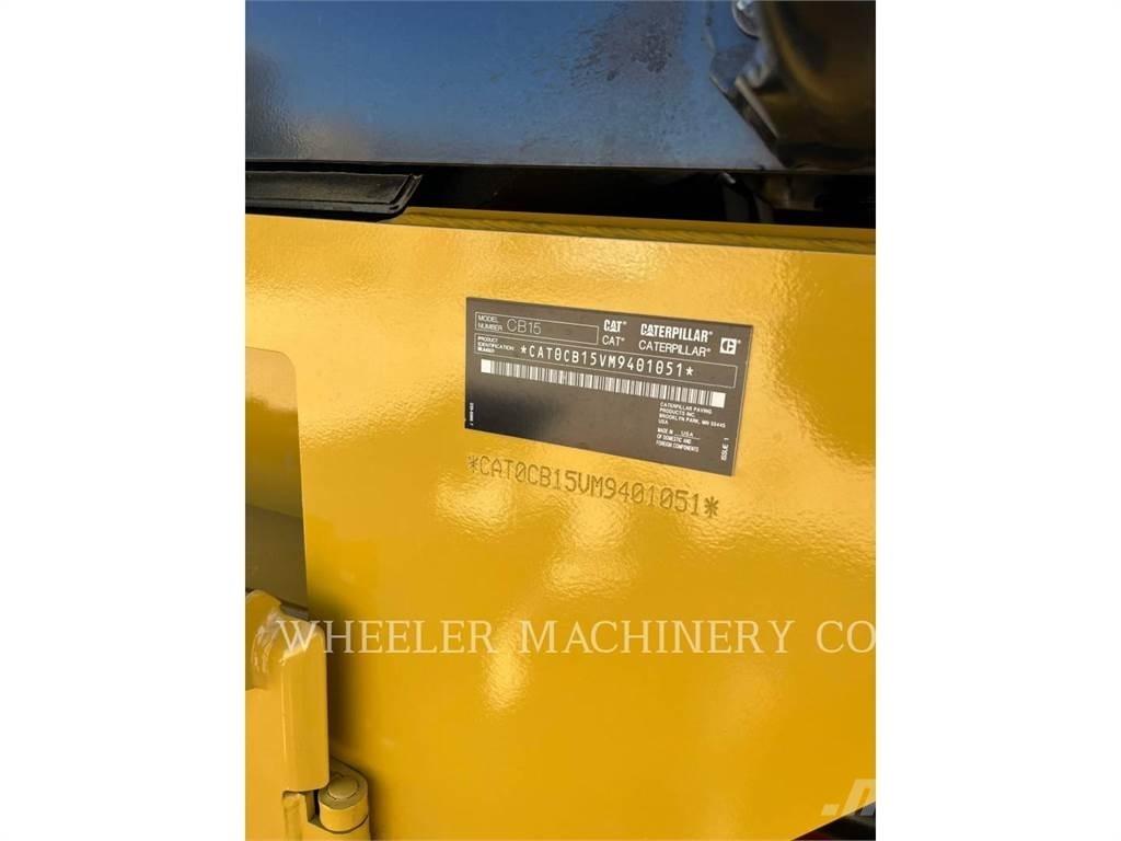CAT CB15 CW VV Οδοστρωτήρες διπλού κυλίνδρου