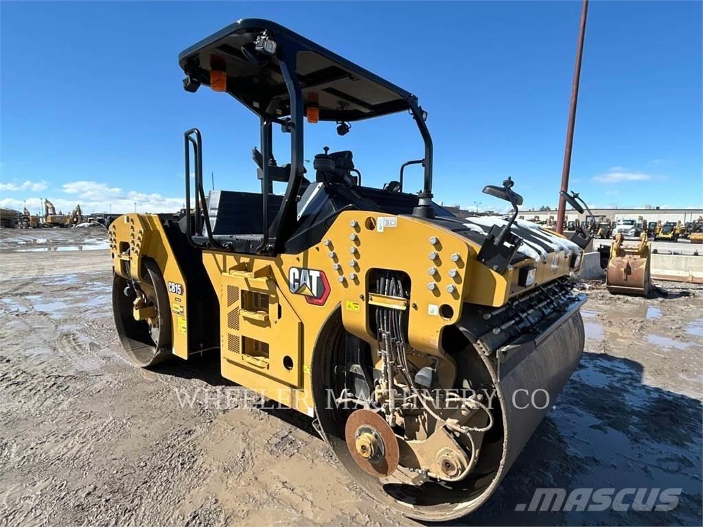 CAT CB15 CW VV Οδοστρωτήρες διπλού κυλίνδρου