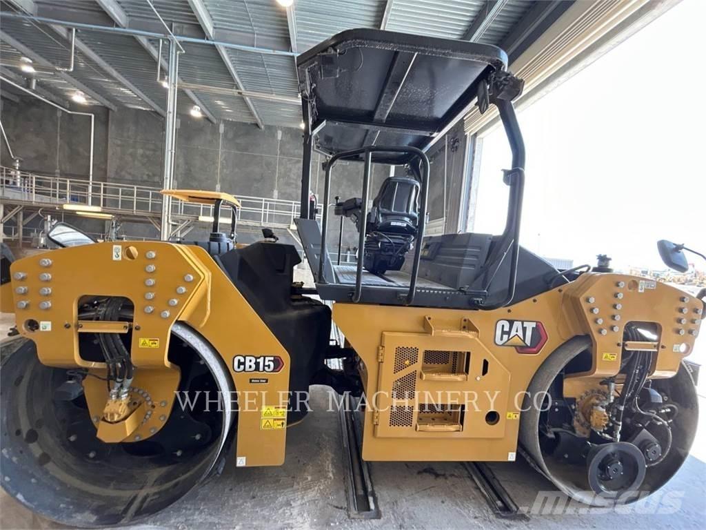 CAT CB15 CW VV Οδοστρωτήρες διπλού κυλίνδρου