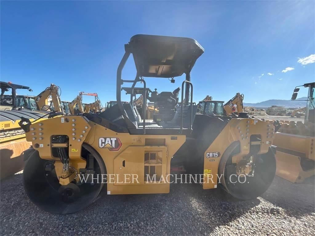 CAT CB15 CW VV Οδοστρωτήρες διπλού κυλίνδρου