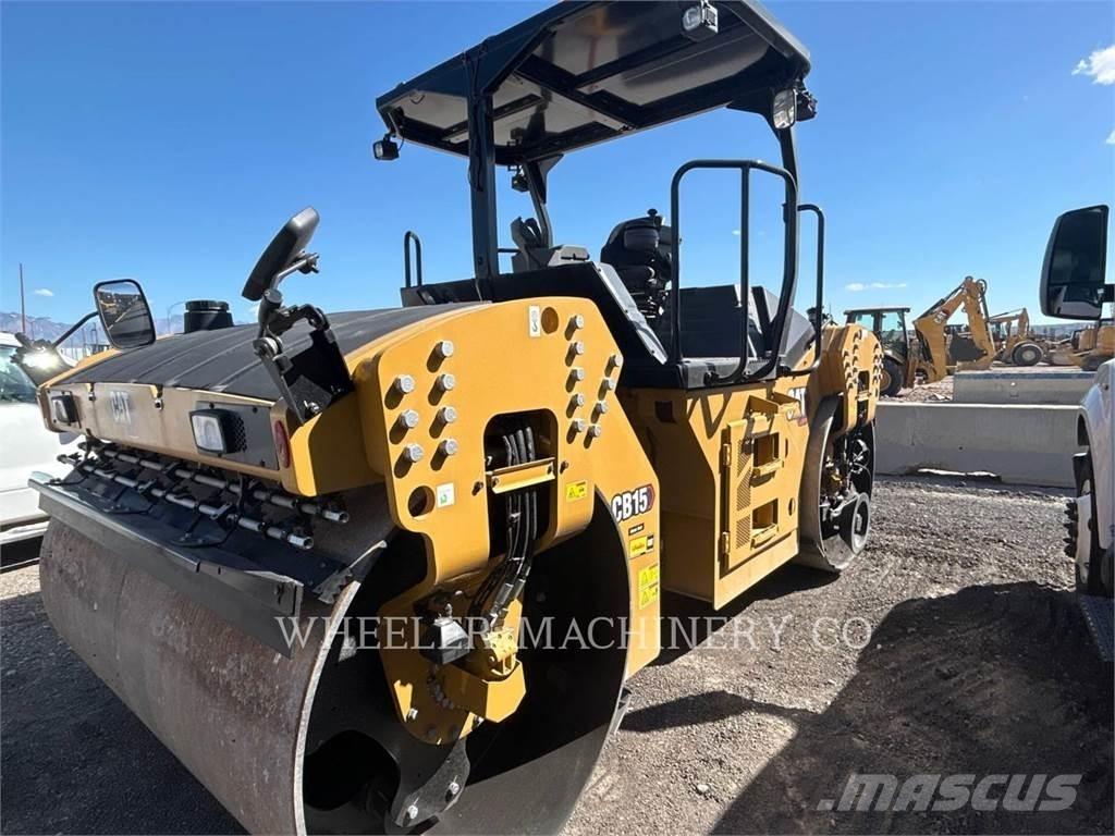 CAT CB15 CW VV Οδοστρωτήρες διπλού κυλίνδρου