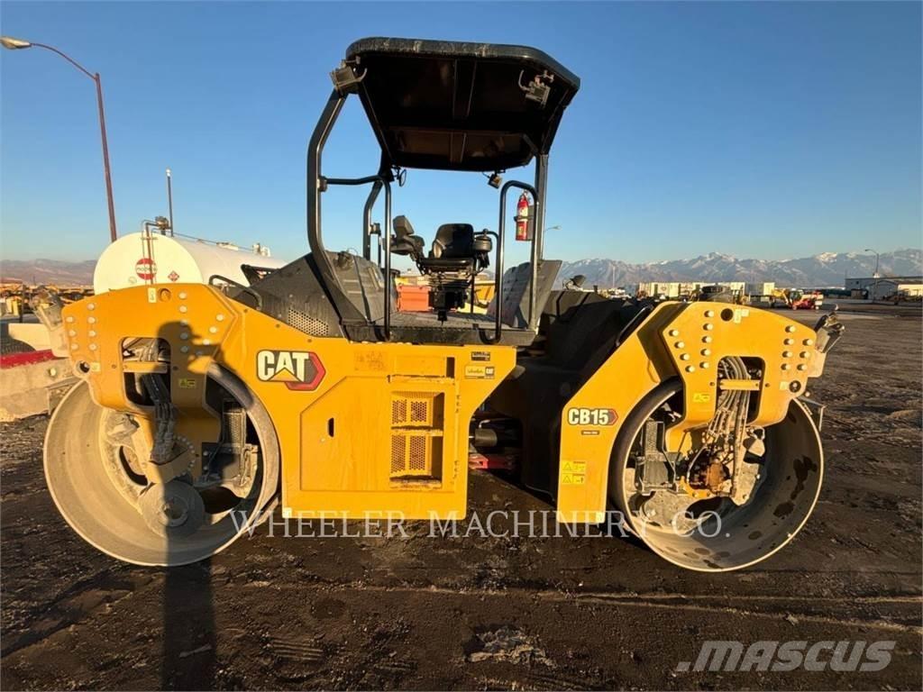 CAT CB15 CW VV Οδοστρωτήρες διπλού κυλίνδρου