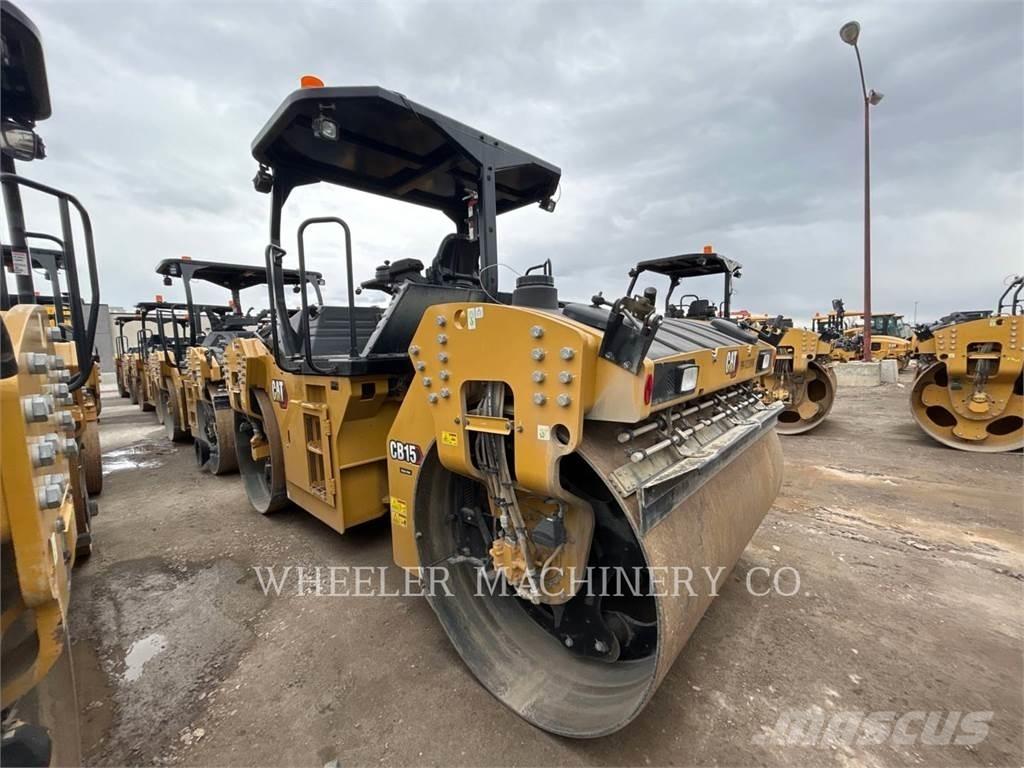 CAT CB15 CW VV Οδοστρωτήρες διπλού κυλίνδρου