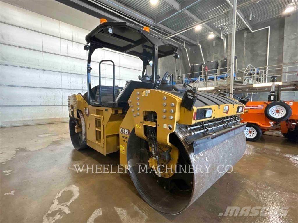 CAT CB15 CW VV Οδοστρωτήρες διπλού κυλίνδρου