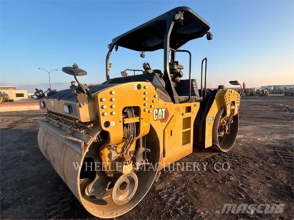 CAT CB15 CW VV Οδοστρωτήρες διπλού κυλίνδρου